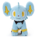 authentic Pokemon plush Shinx KutaKutaTatta 25cm Long Takara tomy (Small size)